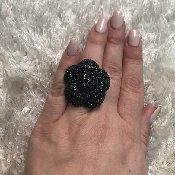 White House Black Market Jewelry - Black cluster stone ring White House Black Market Jewelry - Black cluster stone ring